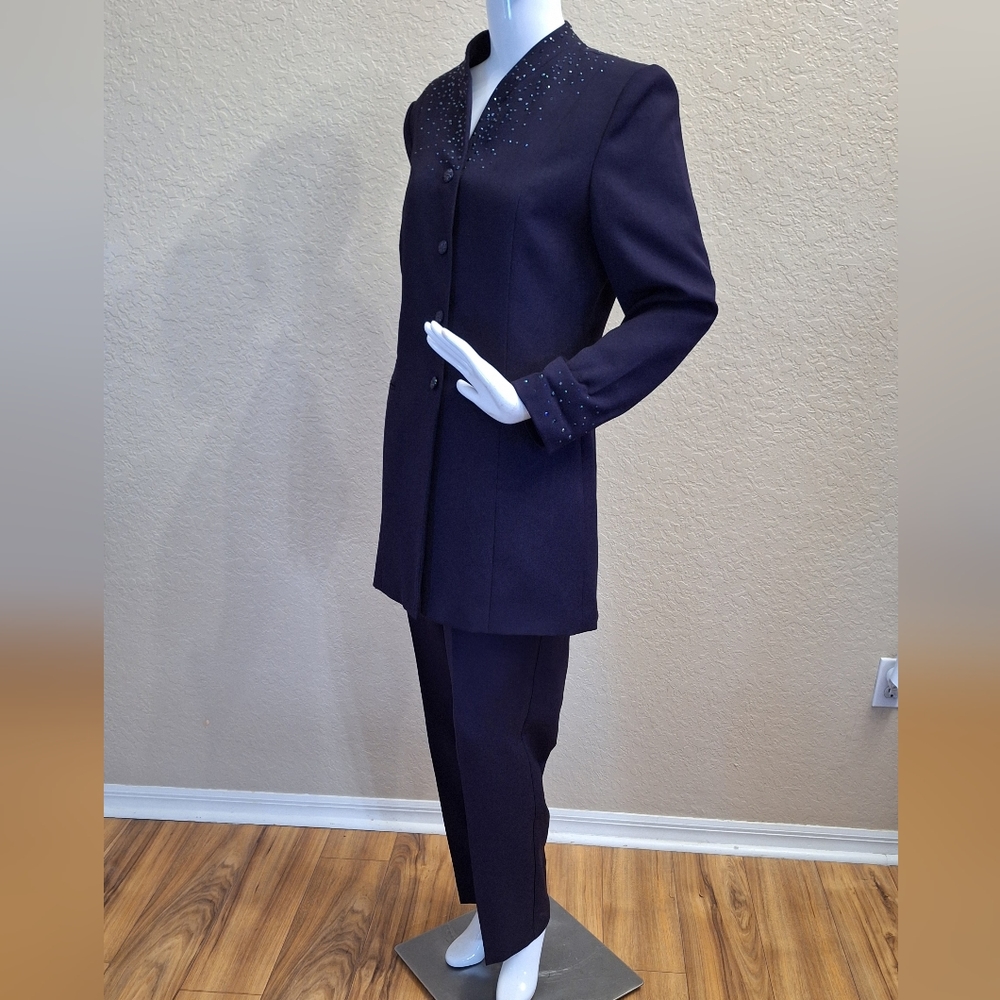 Oleg Cassini Studio 2Pc Pant suit 6 Missy